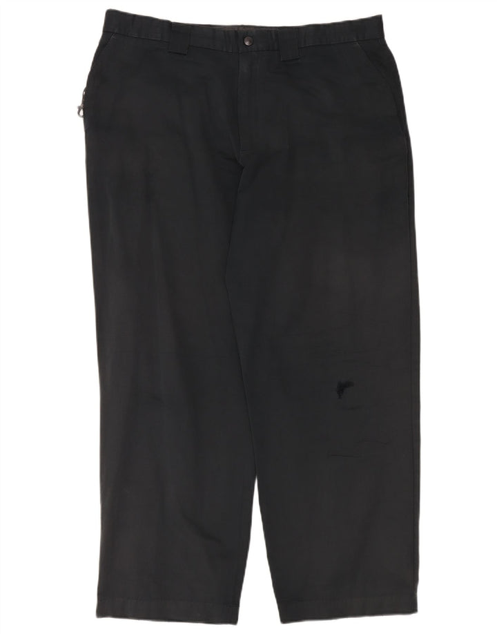 Męskie spodnie chino Marks & Spencer Blue Harbor Straight W36 L29 granatowe