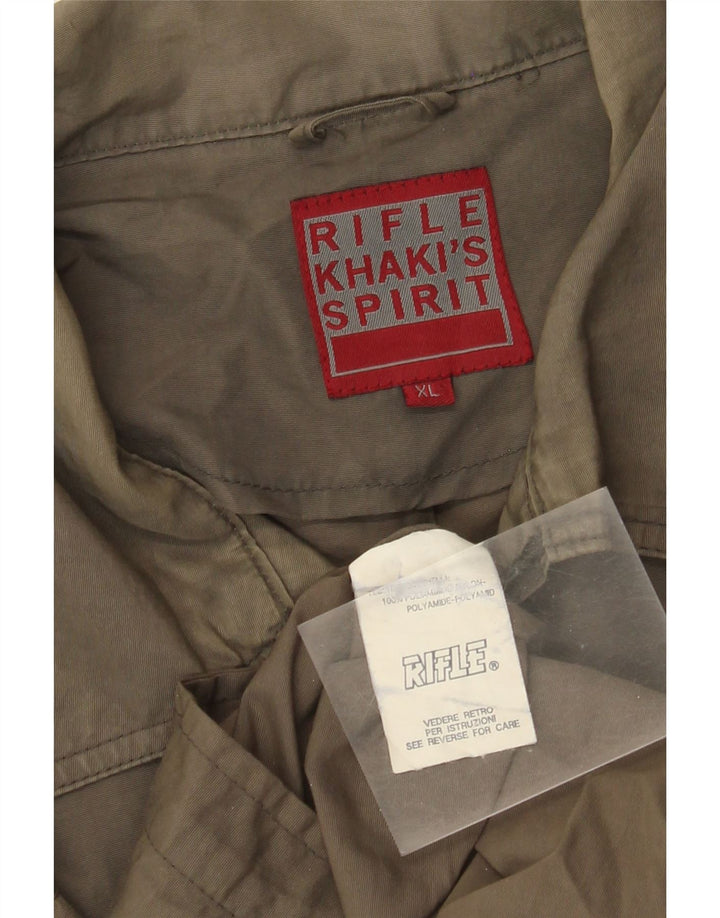 Męska kurtka bomber Rifle w kolorze khaki UK 42 XL khaki, poliamid