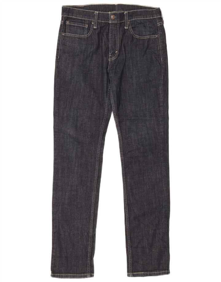 Męskie jeansy Levi's 511 Slim W33 L34 Granatowa bawełna
