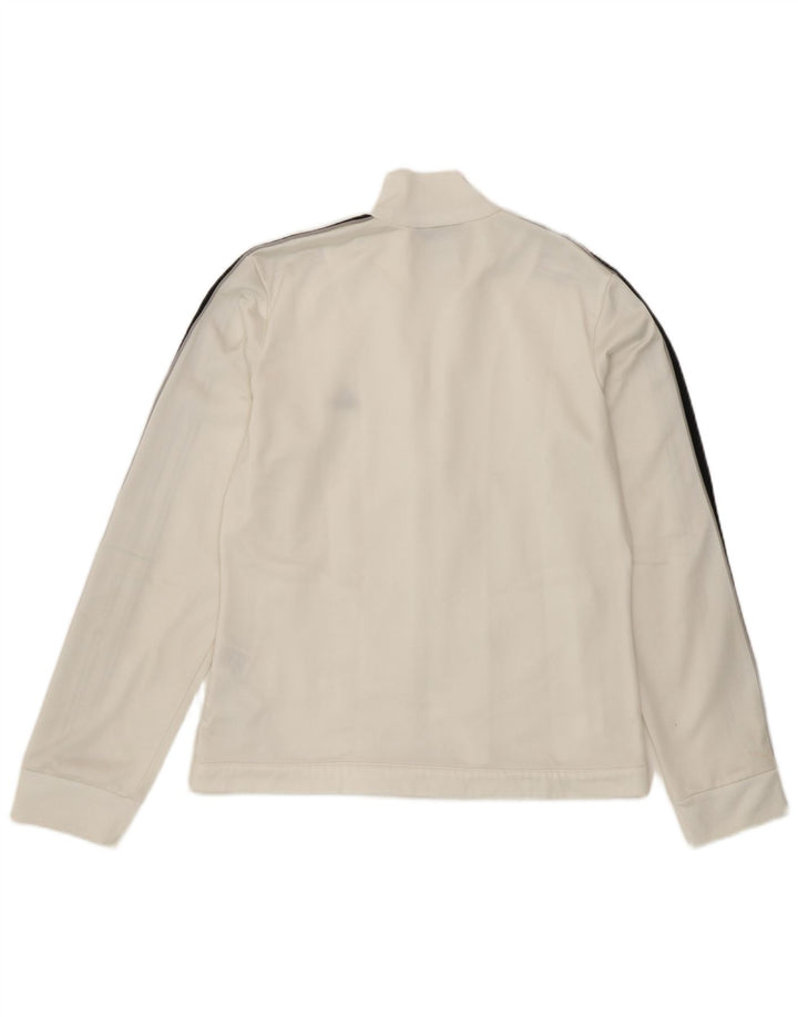 Damska bluza dresowa Adidas UK 12 Średni biały poliester