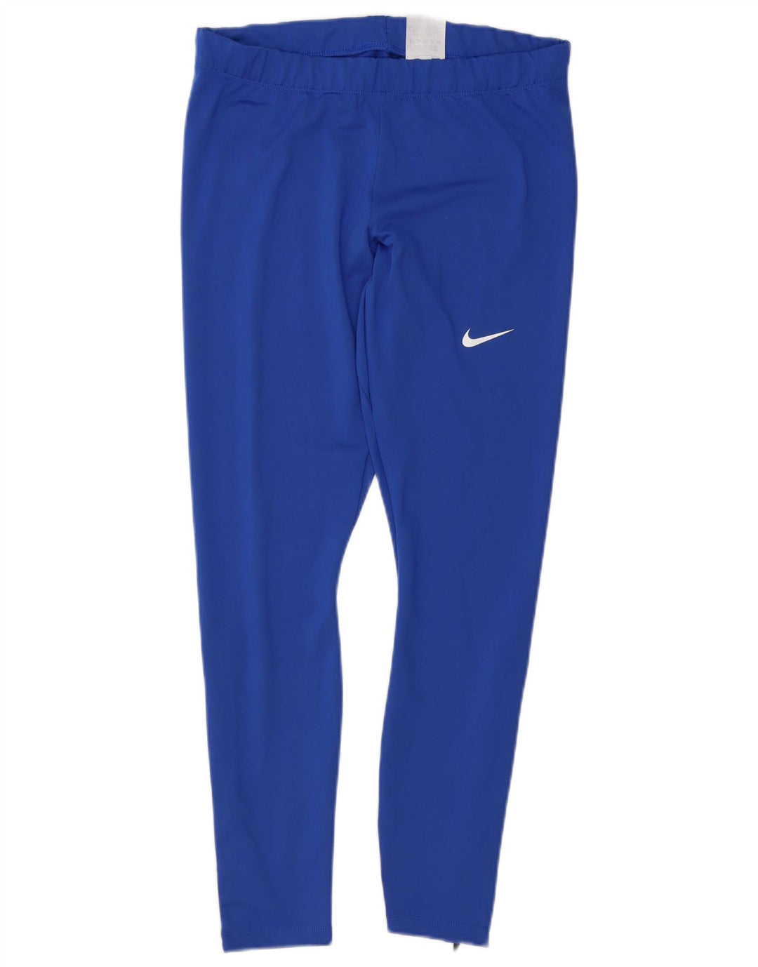 Damskie legginsy Nike Dri Fit UK 14, duże, niebieskie, poliestrowe