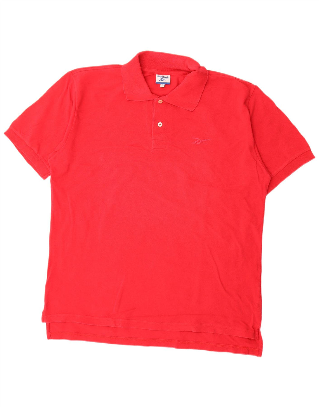 Męska koszulka polo Reebok, duża, czerwona, bawełniana