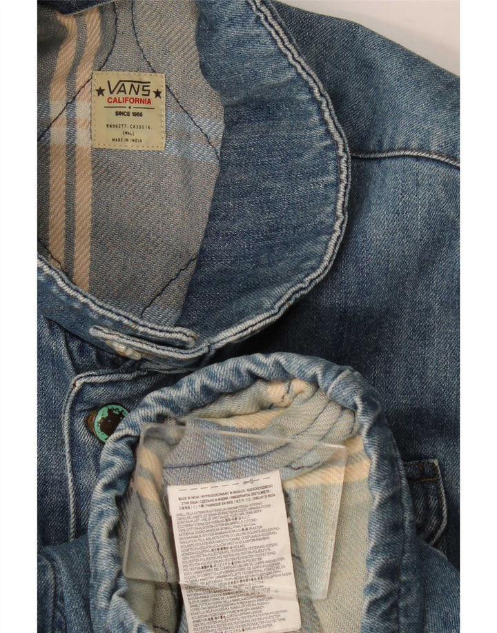 Męska kurtka dżinsowa Vans UK 36 Small, niebieska, bawełniana