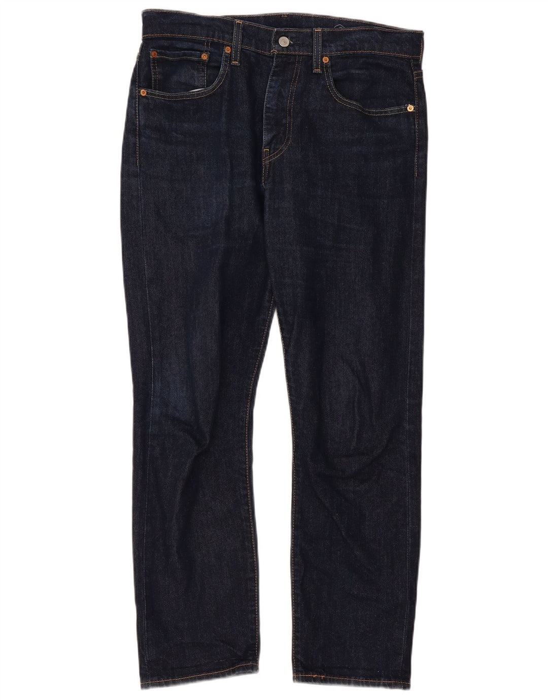 Damskie jeansy Levi's 502 Straight W32 L30 Granatowe
