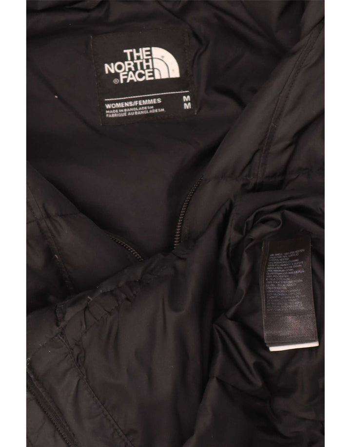 Damska ocieplana kurtka z kapturem The North Face UK 14, średni czarny poliester
