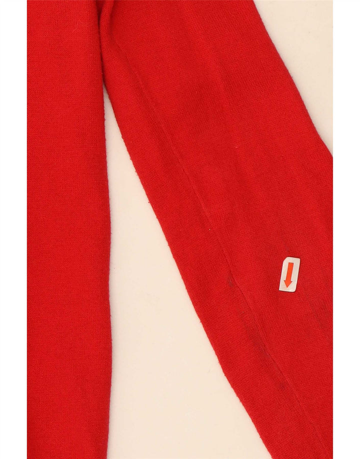 Sweter damski Zara Cardigan UK 14, duży, czerwony, bawełniany