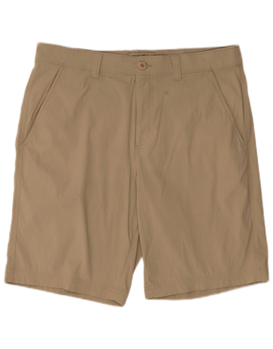 Męskie spodenki chino EDDIE BAUER W35, duże, beżowe, nylonowe
