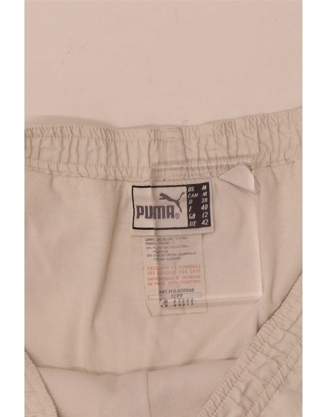Damskie spodenki sportowe Puma UK 12 Średni biały poliester