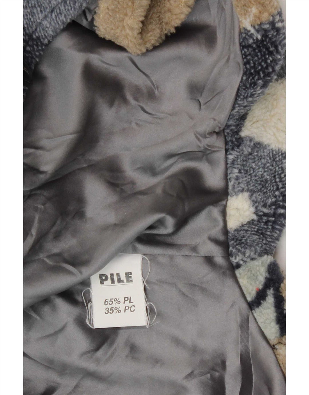 Damska kurtka polarowa Poncho Verde Piu UK 12 Średni wielobarwny patchwork