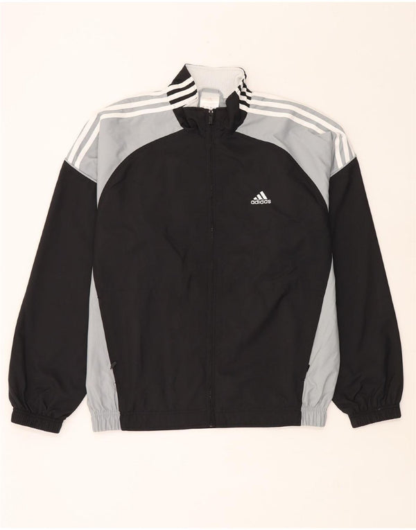 Męska kurtka dresowa ADIDAS o luźnym kroju UK 34 XS w kolorze czarnym