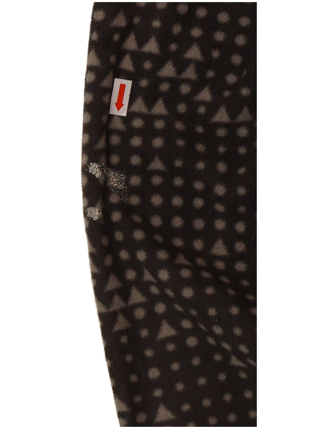 Damska kurtka polarowa Eddie Bauer UK 14, średnioszary, geometryczny poliester