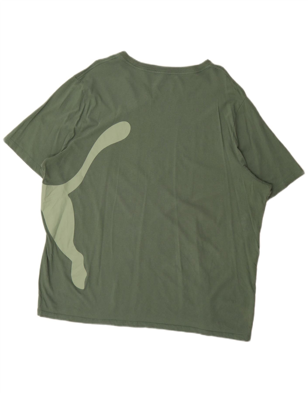 Męski T-shirt z grafiką PUMA Top 2XL Zielona bawełna