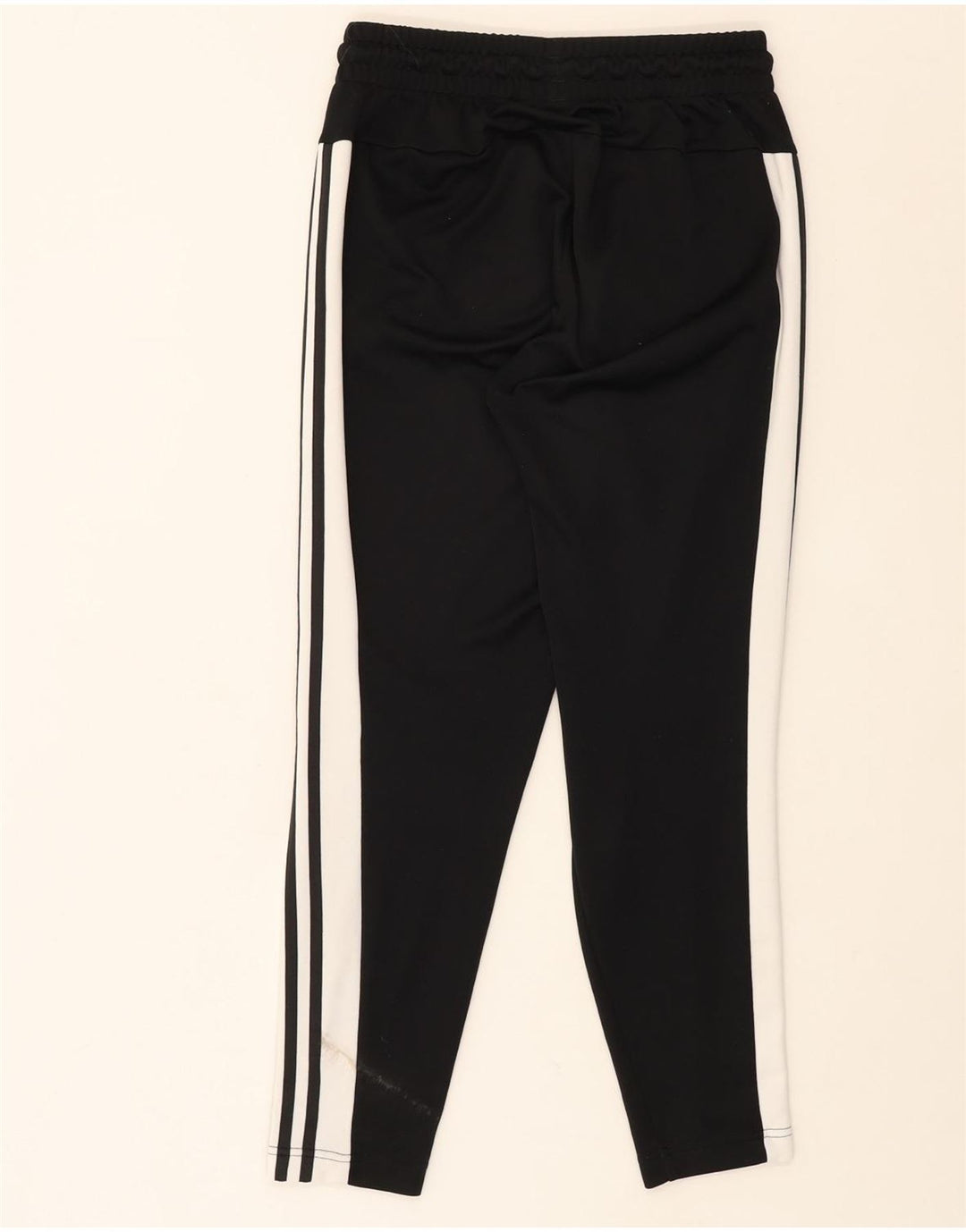 ADIDAS Womens Tracksuit Trousers UK 8/10 Small  Black Polyester Vintage Adidas and Second-Hand Adidas from Messina Hembry 
