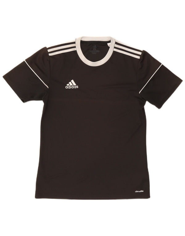 Męska koszulka ADIDAS Climalite Top XS, czarny poliester