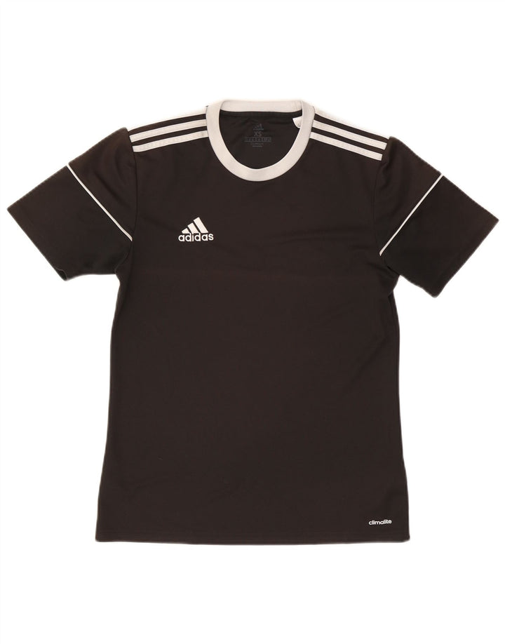 Męska koszulka ADIDAS Climalite Top XS, czarny poliester