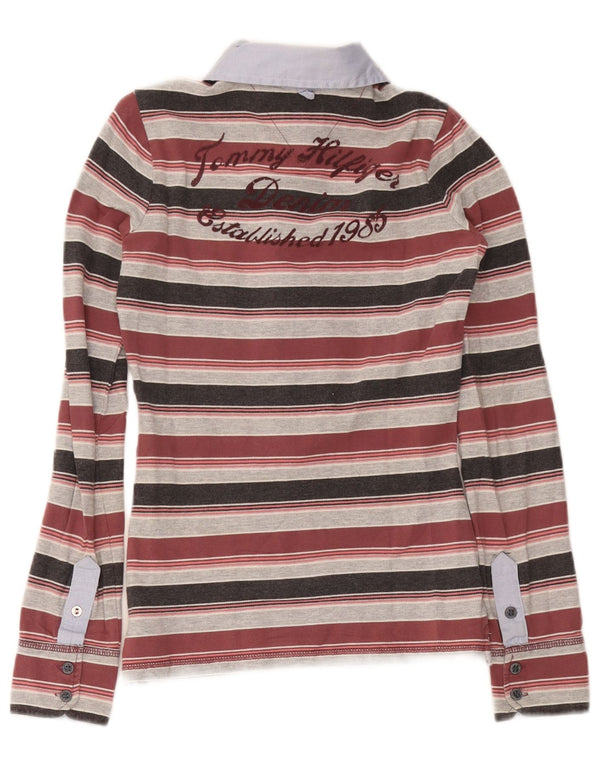 Damska koszulka polo do rugby Tommy Hilfiger z grafiką UK 6 XS, wielokolorowa