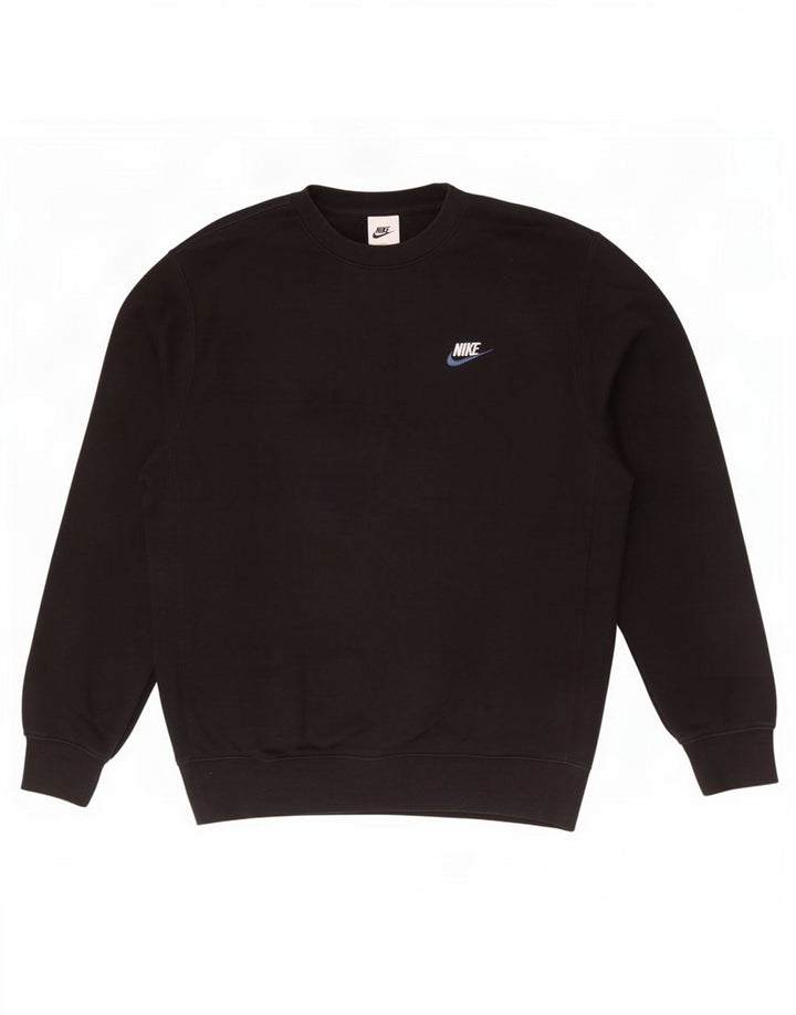 Męska bluza dresowa Nike, średnia czarna, bawełniana