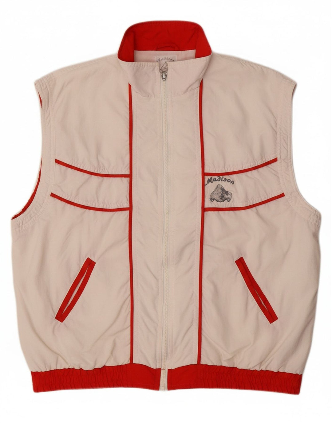 MADISON Womens Gilet IT 42 Medium White Polyamide Sports