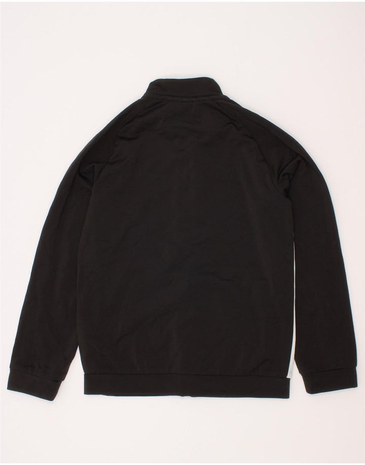 Chłopięca kurtka dresowa Puma z grafiką, 7-8 lat, czarna, z blokami kolorów