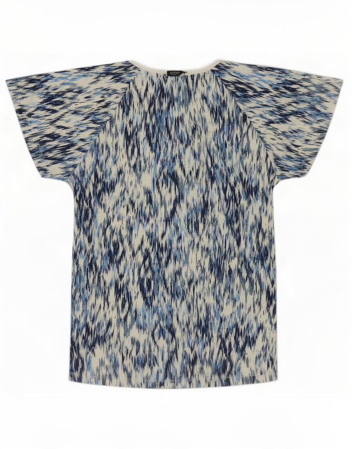 Bluzka damska M&Co Top UK 10 Small Blue Ikat Cotton