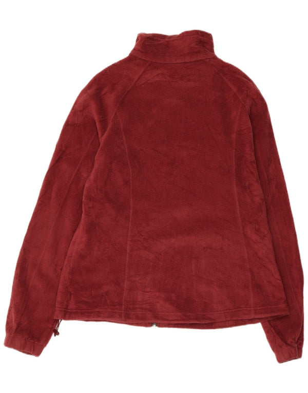 Damska kurtka polarowa COLUMBIA UK 18 XL Burgundowy poliester
