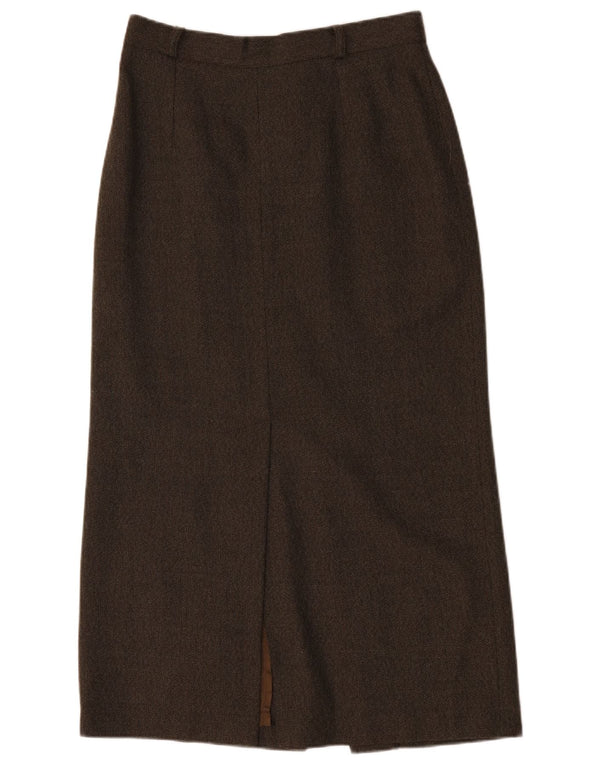 Damska spódnica Maxi Endora UK 14 Medium W30 Brązowa wełna