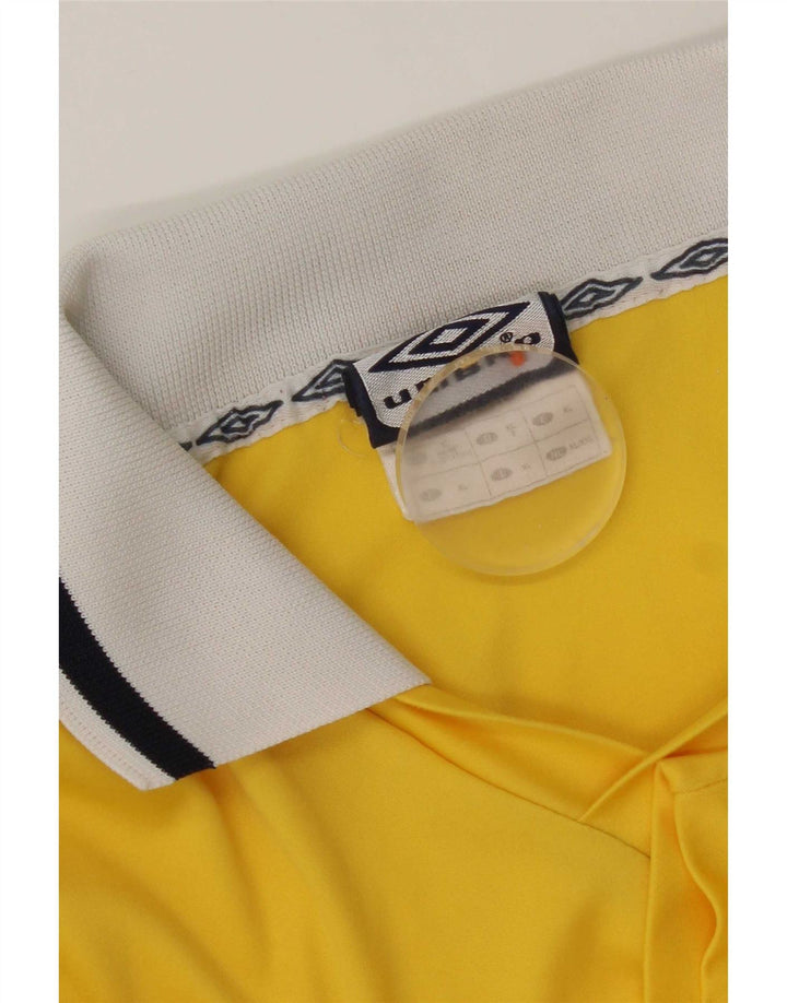 Umbro Męski zestaw 2-częściowy z grafiką XL, żółty, kolorowy poliester