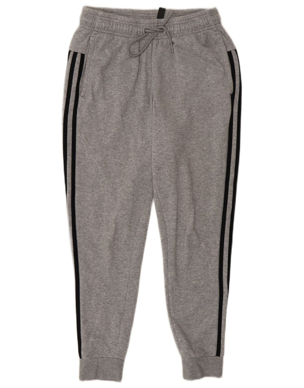 Damskie spodnie dresowe Adidas Joggers UK 4/6 XS Szara, nakrapiana bawełna