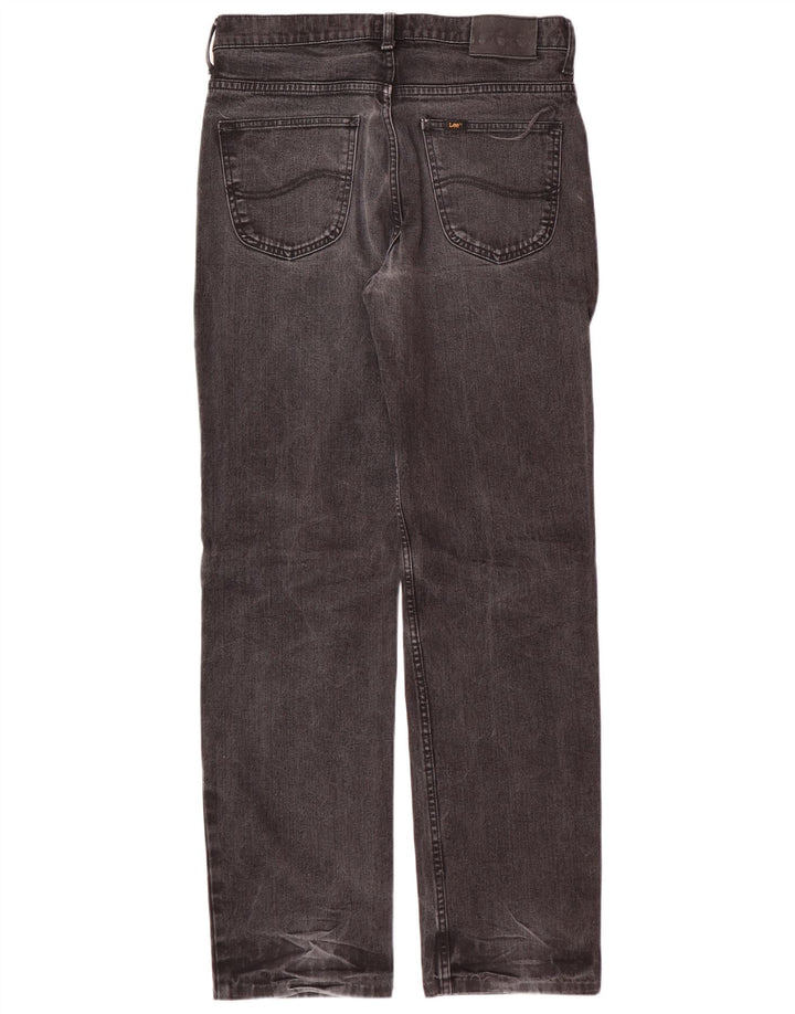 Męskie jeansy LEE Brooklyn Straight W34 L33 Szara bawełna