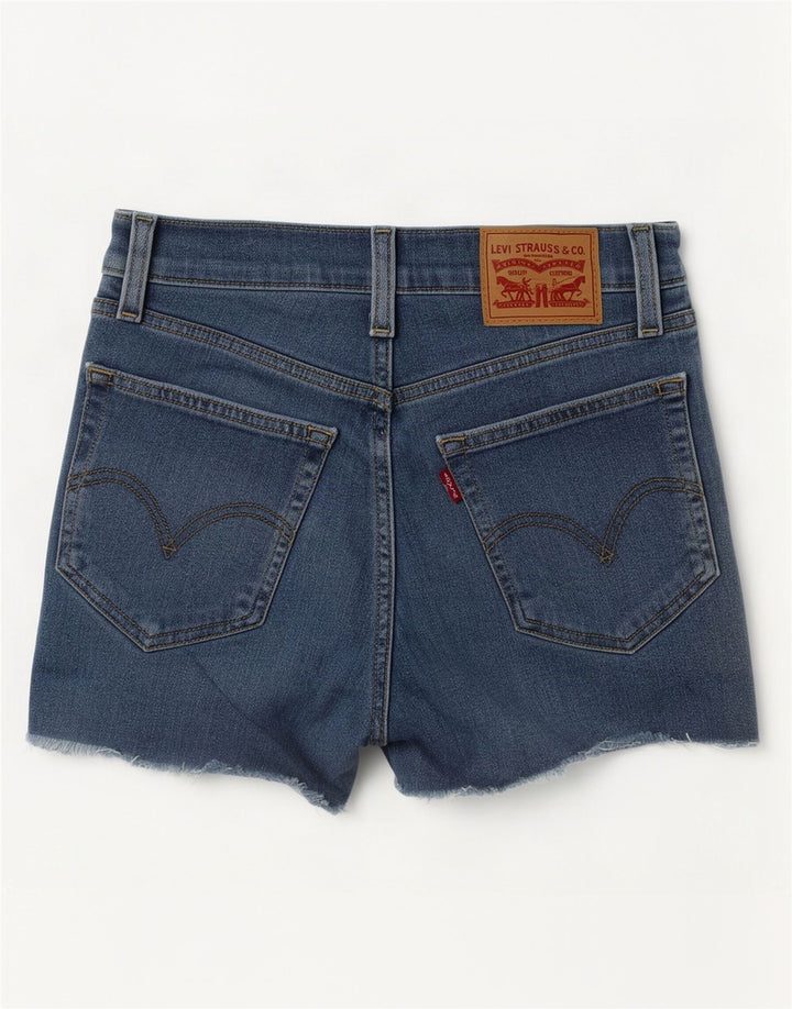 Damskie spodenki jeansowe Levi's w trudnej sytuacji W27, małe, niebieskie, bawełniane
