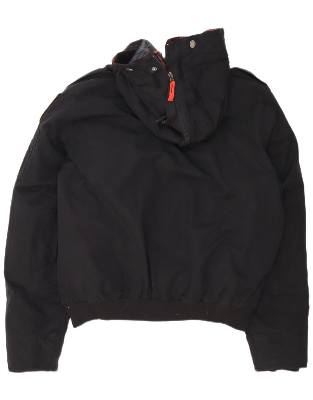 Męska kurtka bomber z kapturem Tommy Hilfiger Denizen UK 42 XL, czarny poliester
