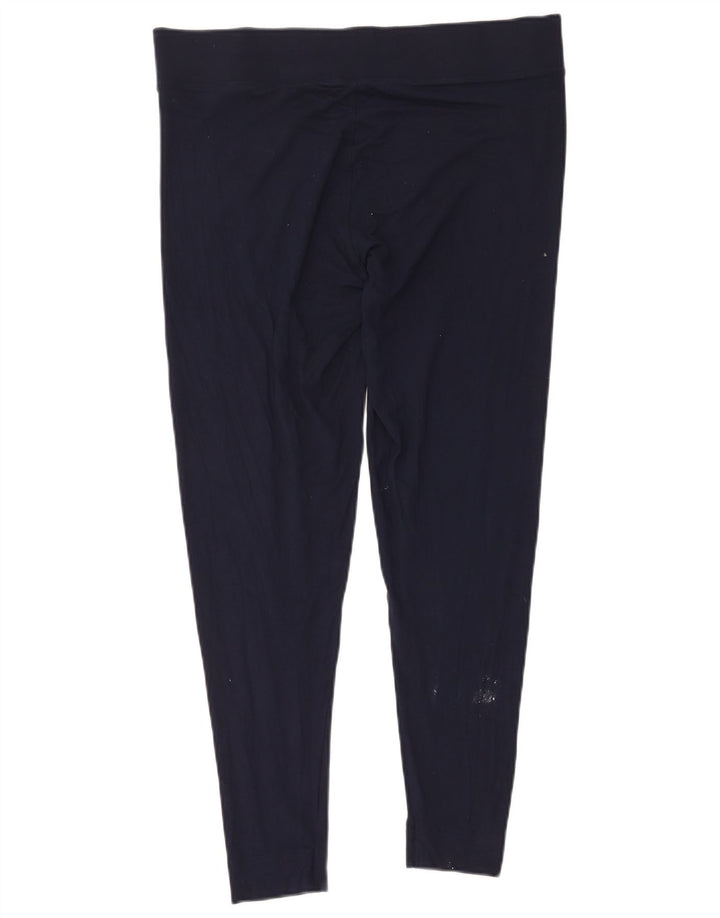 Legginsy damskie Marks & Spencer UK 18 XL, granatowa wiskoza