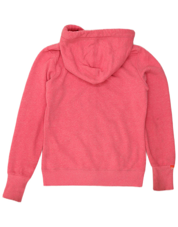 Damski sweter z kapturem i zamkiem Superdry UK 10, mały róż