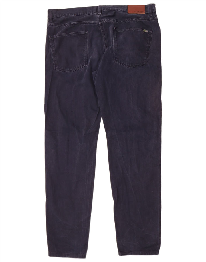 Lacoste Męskie Jeansy Slim W38 L33 Granatowe Bawełniane