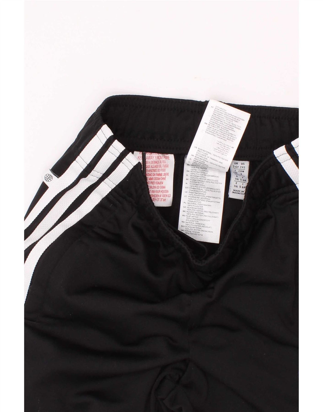Adidas Chłopięce Spodnie Dresowe Joggery 5-6 Lat Czarny Poliester