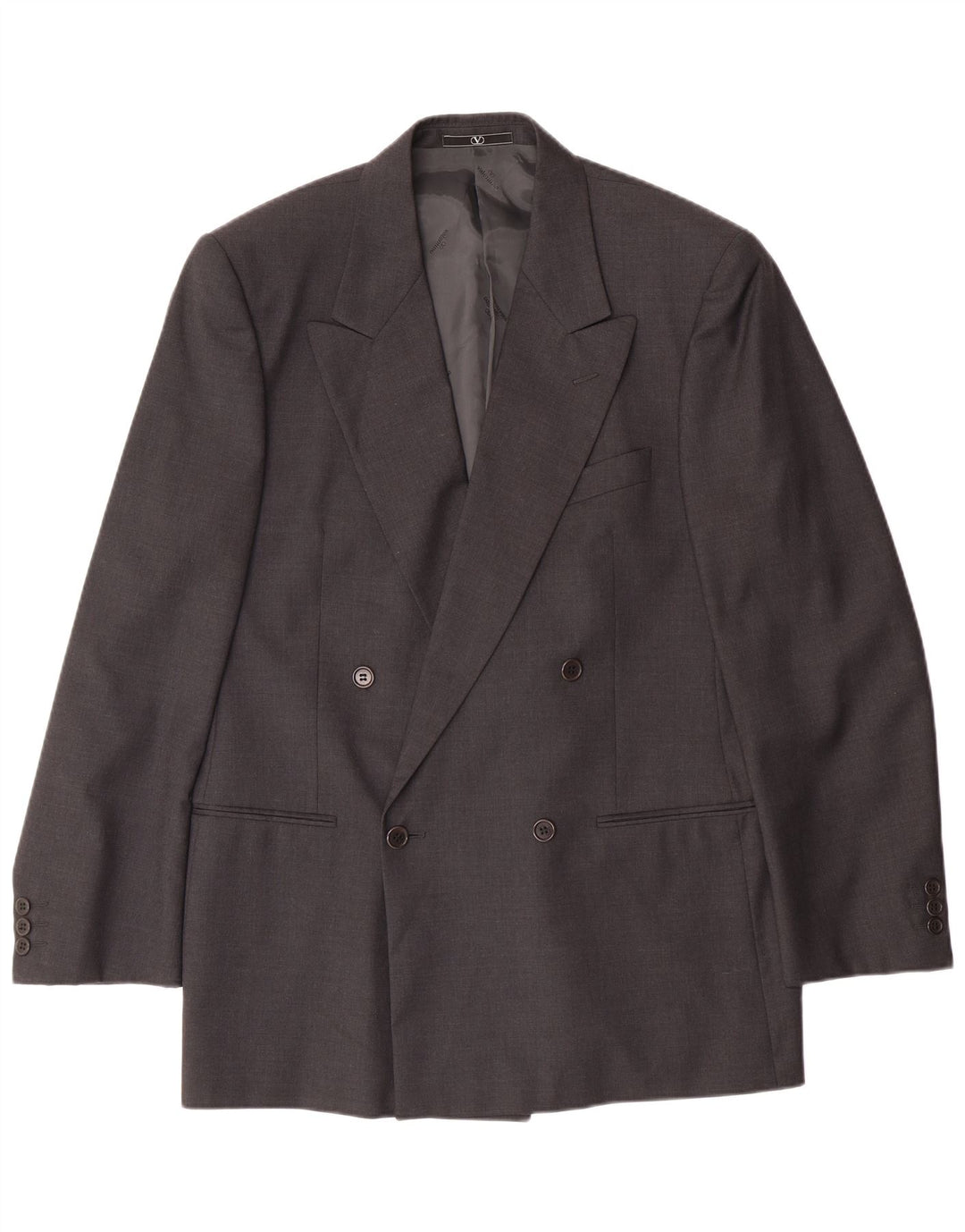 VALENTINO Męski dwuczęściowy garnitur IT 50 Large W34 L30 Szary