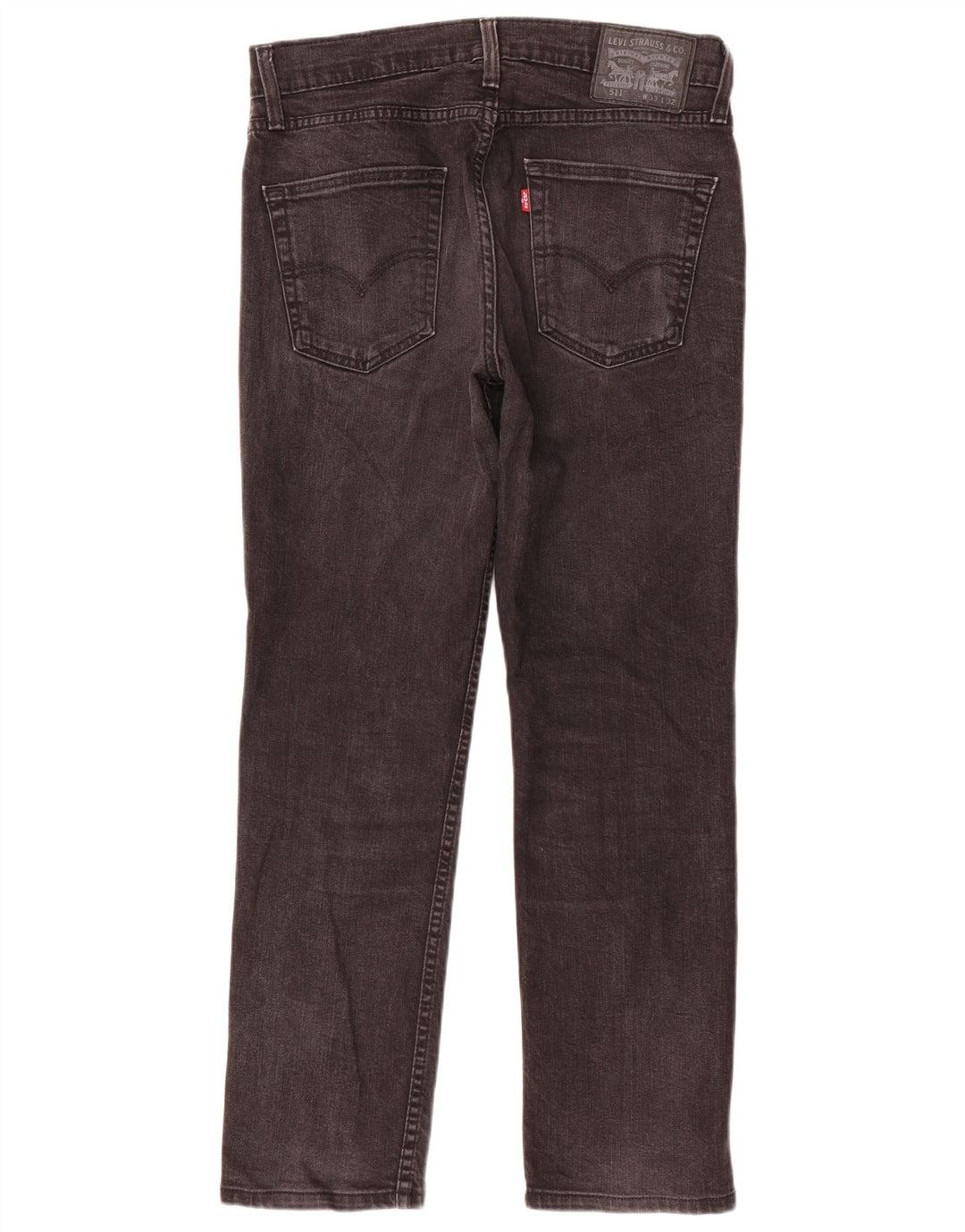 Męskie jeansy Levi's 511 Slim W33 L28 Szara bawełna