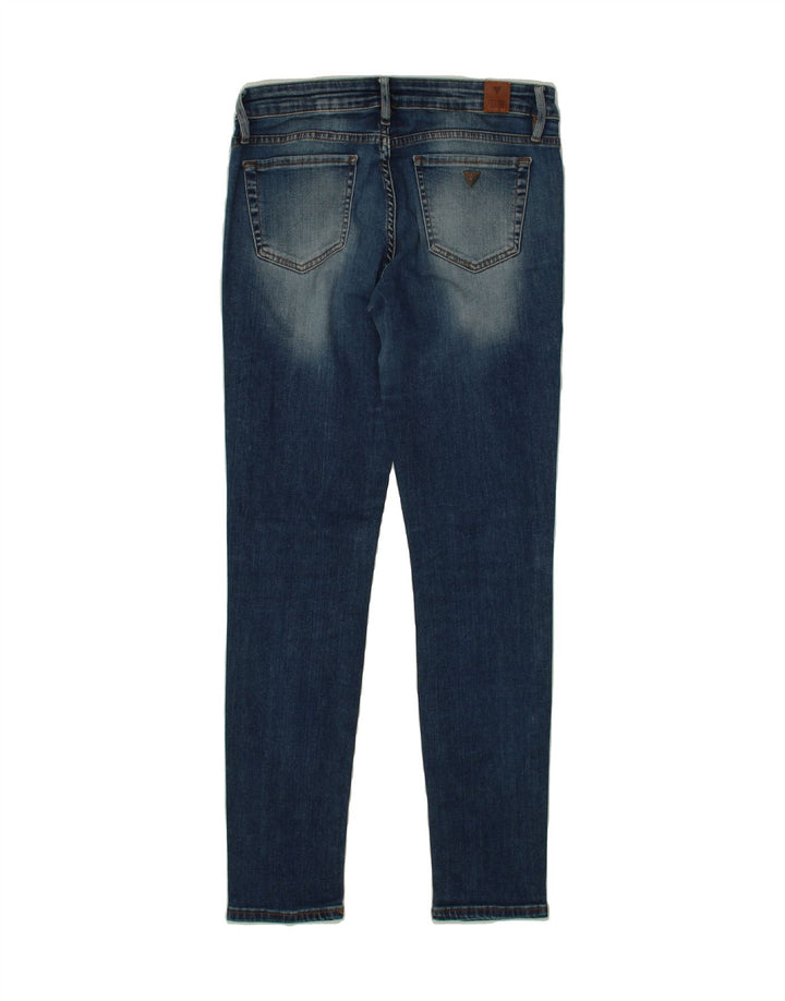GUESS Womens Curvy Slim Jeans W29 L30  Blue Cotton Vintage Guess and Second-Hand Guess from Messina Hembry 