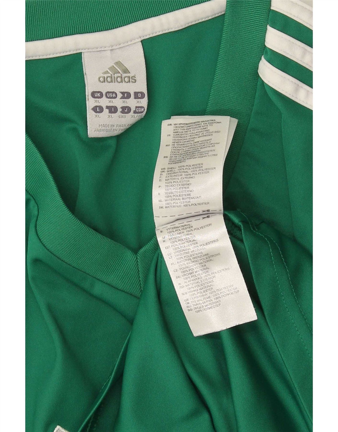 Adidas Męska koszulka Top XL Zielony poliester