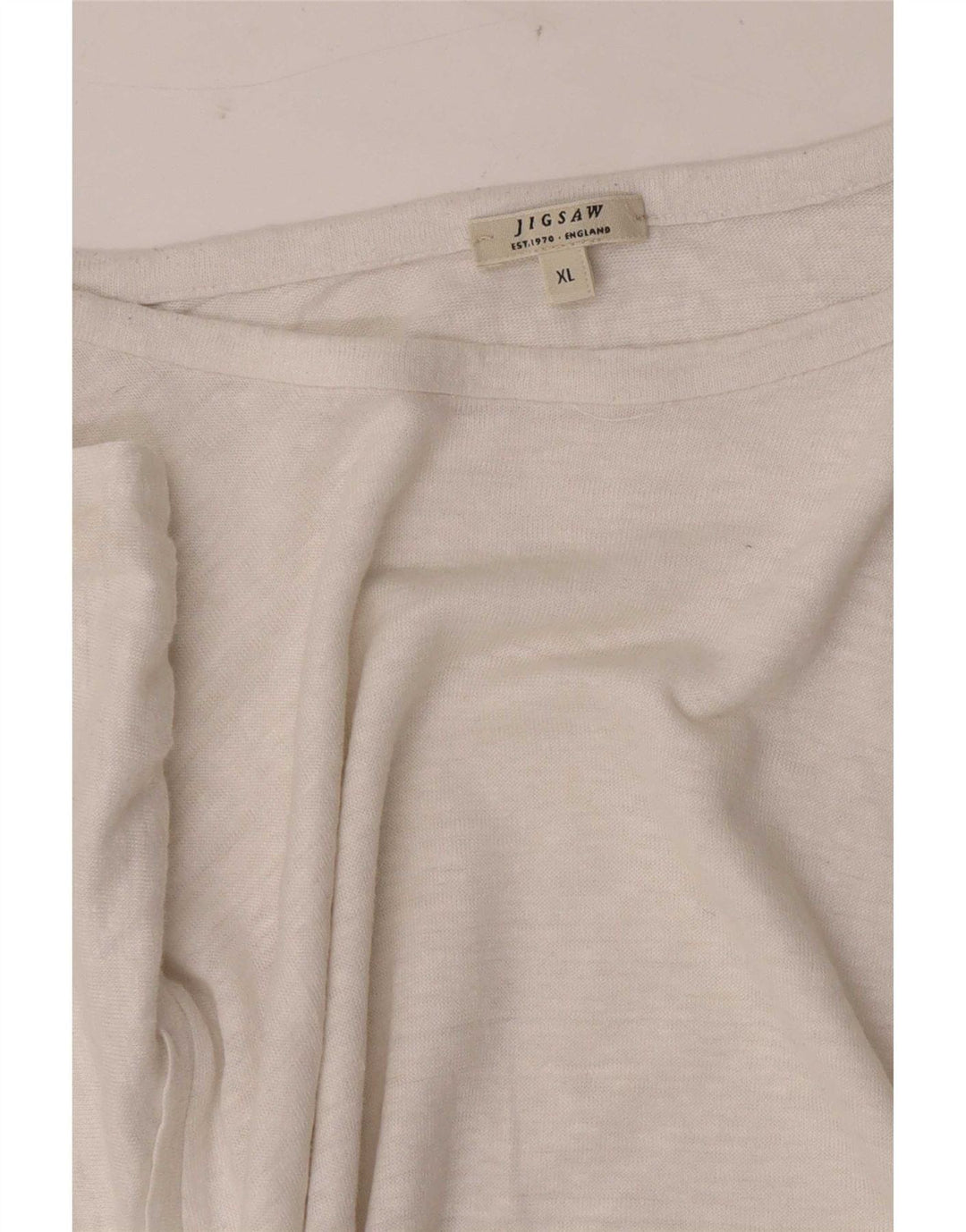 T-shirt damski Jigsaw Top UK 18 XL, biały