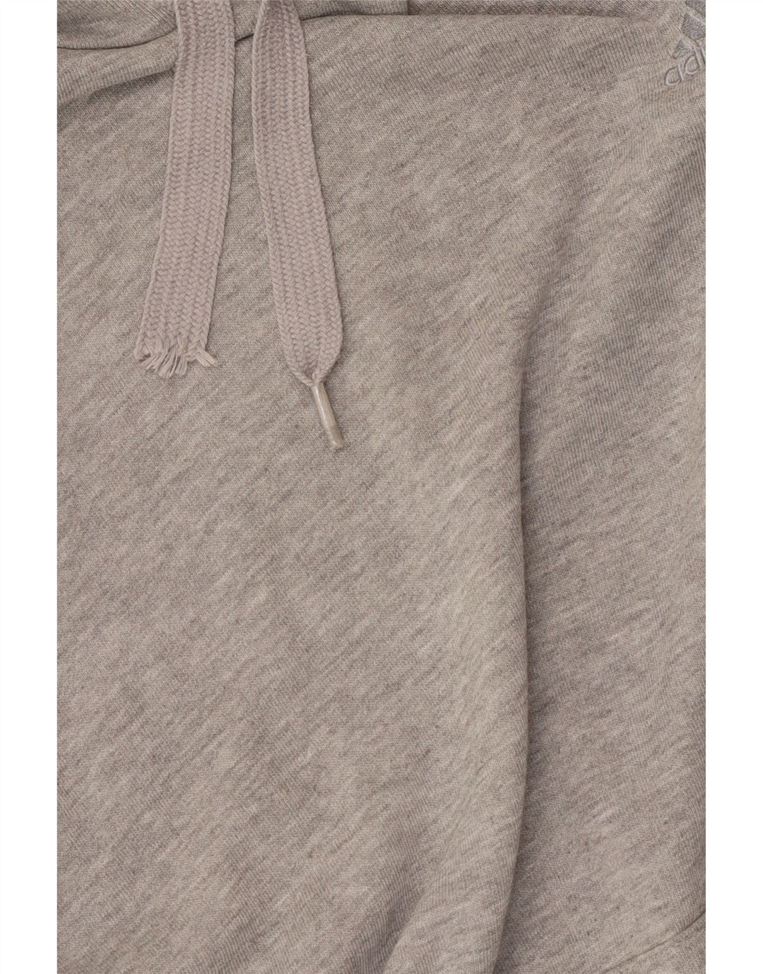 Męska bluza z kapturem Adidas, średnia, szara, bawełniana nakrapiana