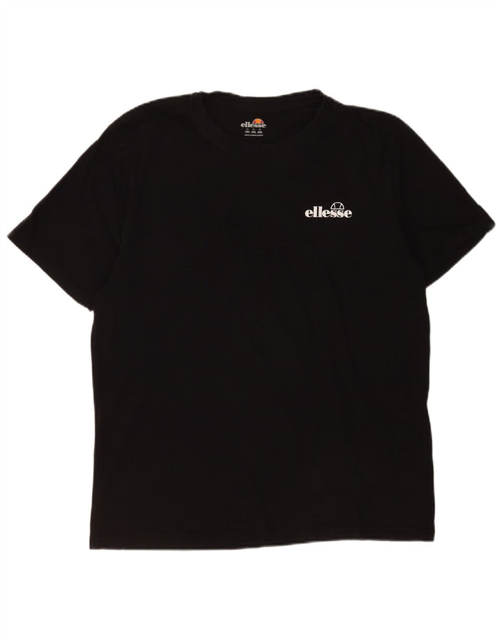 T-shirt męski Ellesse Top 2XL, czarny, bawełniany