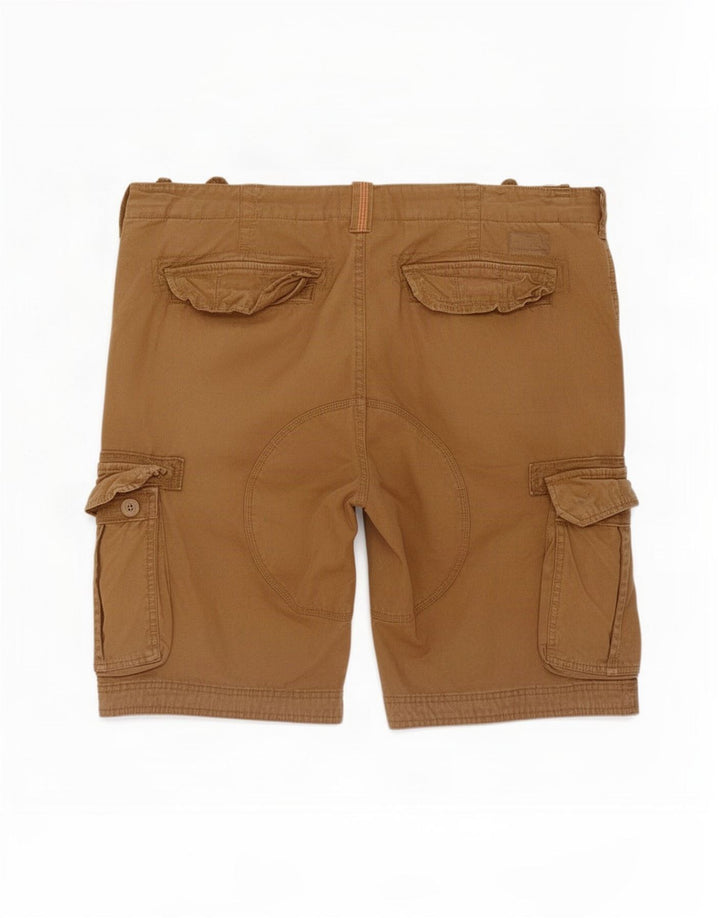 Męskie spodenki cargo Superdry 2XL W38 Brązowa bawełna