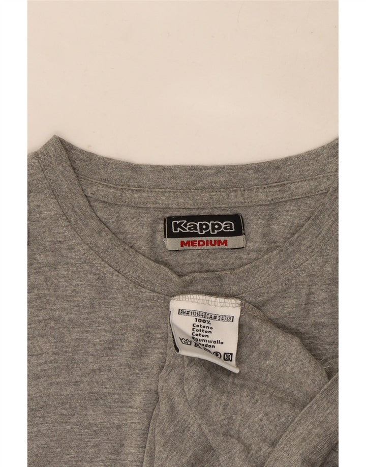 Męska kamizelka Kappa Top, średnia szara bawełna z plamkami