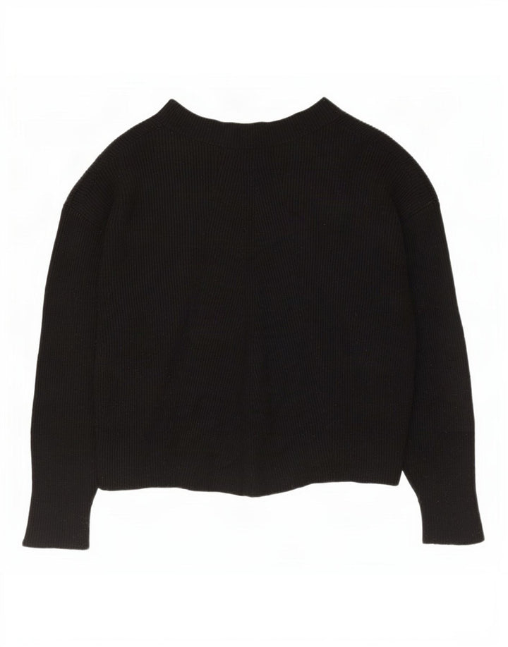 Damski sweter oversize z dekoltem w łódkę Zara UK 10 Small Black