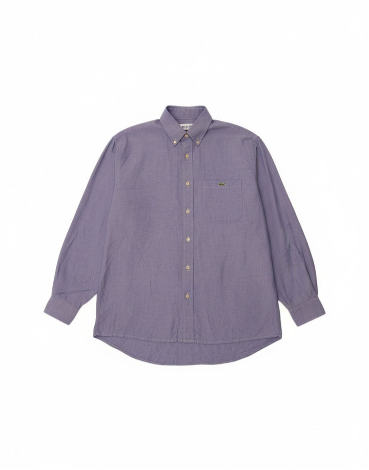 LACOSTE Mens Shirt Size 40 Medium Blue Vintage Lacoste and Second-Hand Lacoste from Messina Hembry 