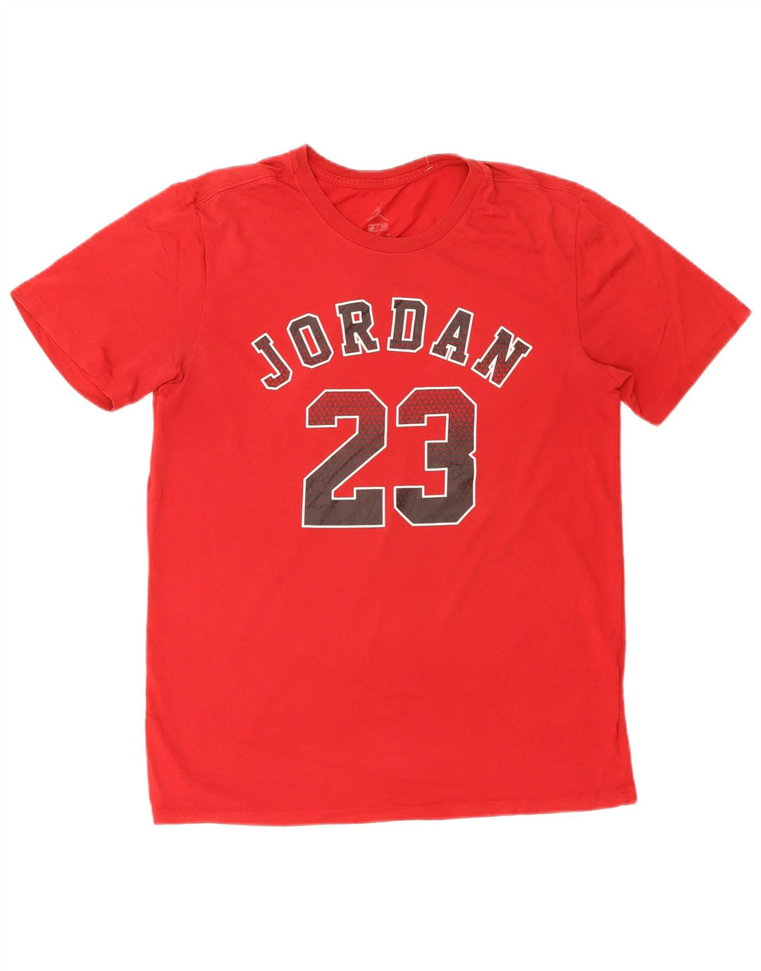 Męski T-shirt z grafiką JORDAN Dri Fit, bawełniany, średni czerwony