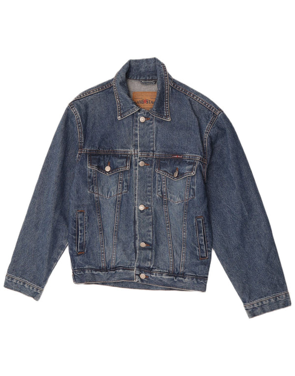 Vintage damska kurtka dżinsowa UK 10, mała niebieska