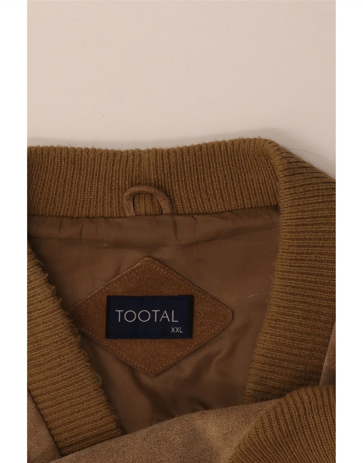 Sweter męski w stylu vintage, 2XL, beżowy