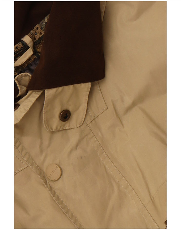 Męska kurtka z kapturem BARBOUR UK 36 Small, beżowa, bawełniana